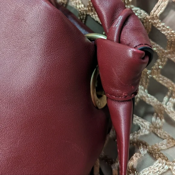 Rag & Bone Reset Handbag Winterberry Nappa Leather Commuter - Picture 3 of 6